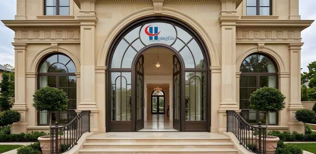 cửa sổ nhôm cho biệt thự