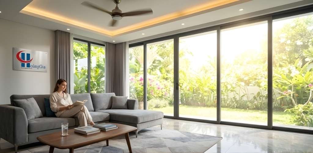 Cửa nhôm kính có cách nhiệt không