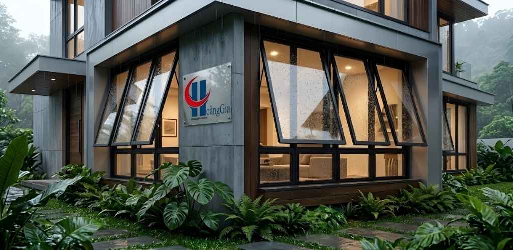 Cửa Nhôm Kính Mở Hất Là Gì? Giải Pháp Thông Gió Hàng Đầu Năm 2026 1 Khái niệm cửa nhôm kính mở hất là gì và cấu tạo kỹ thuật
