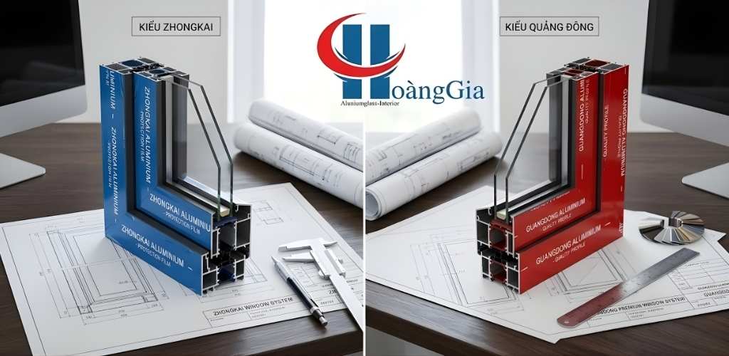 Nhôm Xingfa Tem Xanh Là Gì? Phân Biệt Và Đánh Giá Chất Lượng Hàng Đầu Năm 2026 1 So sánh chi tiết nhôm xingfa tem xanh khác gì tem đỏ